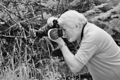 Dave taking photos of Jimmie Wolf (not shown)
