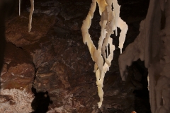 Ara working in the cave